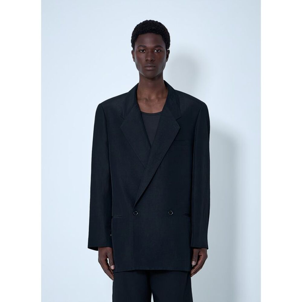 Lemaire Men Double-Breasted Tailored Blazer